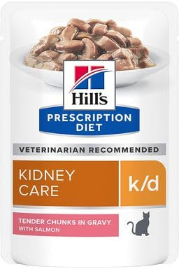 Hill's Prescription Diet Feline k/d mit Lachs 24 x 85g (Doppelpack)