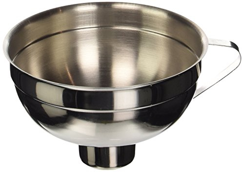 KitchenCraft Home Made Jam Funnel, Traditional, Stainless Steel, 14.5 cm