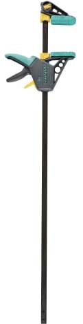 wolfcraft Morsetto a una mano PRO L, 915 mm I 3034000 I Per un lavoro controllato e confortevole - ideale per la lavorazione del legno e la costruzione di mobili