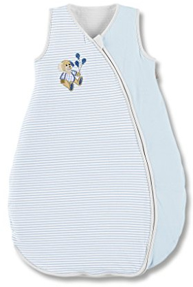 Sterntaler 94370 Schlafsack Henri aus Jersey mit Reißverschluss, 60 cm