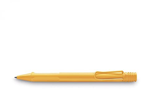 LAMY safari Tintenroller 321 – Moderner Rollerball in der Farbe Mango mit ergonomischem Griff und zeitlosem Design – Mit Tintenroller-Mine M 63 schwarz – Strichbreite M