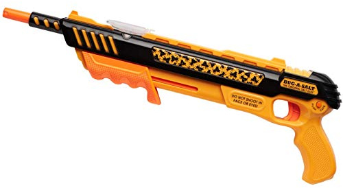 Bug-A-Salt 3.0 Orange Crush Edition, mit Tafelsalz füllbares Insektenabwehr-Gewehr für Fliegenjäger