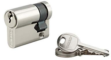 THIRARD - Demi-cylindre 30 x 10 mm nickelé 3 clés