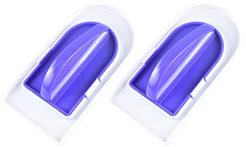 HEMOTON 2piezas Rasqueta De Pastel Alisador De Fondant Desmontable y Lavable Herramienta De Decoración Para Repostería y Tartas Para Suavizar y Dar Forma Fondant