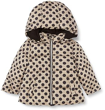 Chicco Giubbino con cappuccio, Caldo giubbino invernale con cappuccio staccabile Bambine e ragazze, Beige, 8 anni