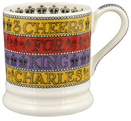 ½ Pint Becher 3 Cheers For King Charles III - 0,3l