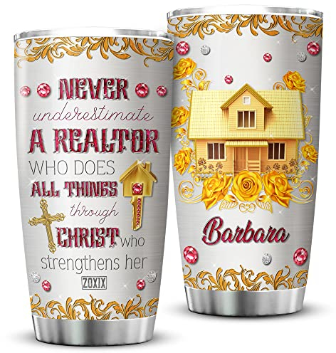 Insulated Travel Mug 590ml Insulated Travel Cup Eco-Friendly Thermal Coffee Cup for Valentine's Day Dad Mom Realtor Custom