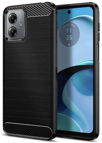 Qiinogow Funda Ultradelgada para Motorola Moto G14, Negro