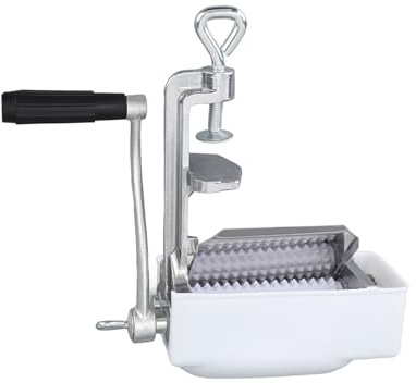 Syrisora Meat Tenderizer Machine Aluminum Alloy Manual Meat Cuber Tenderizer for Kitchen Restaurants