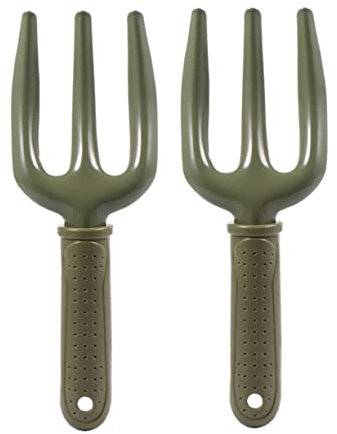 INOOMP 2piezas Herramientas Manuales De Jardinería Horquilla De Deshierbe Horquilla De Mano Para Plantar Flores y Verduras Desmalezadora De Jardín