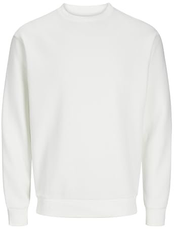 JACK & JONES Sweat-Shirt Sweat-Shirt Uni Cloud Dancer L Cloud Dancer L