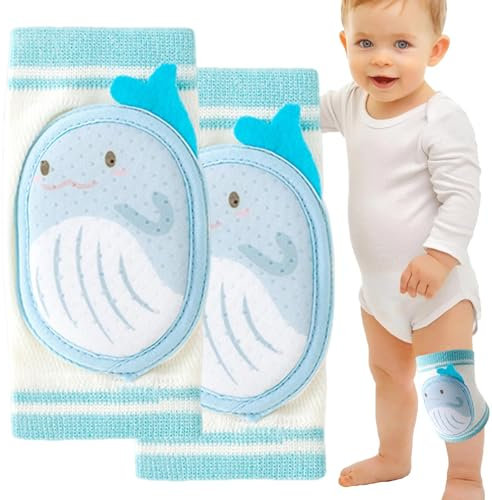Rurunklee Knieschoner für Babys,Baby-Krabbel-Knieschoner | Knieschützer bequem,Rutschfester Gehschutz, Schutzausrüstung für Kleinkinder, Krabbel-Knieschoner für Babys, Jungen und Mädchen