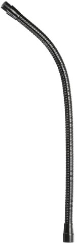 PATIKIL 18 Microphone Col Cygne, 1pcs 5/8-27 Filetage Métal Universel Tuyau Flexible Bras Col Cygne Tube Rallonge pour Multifonction DIY, Noir