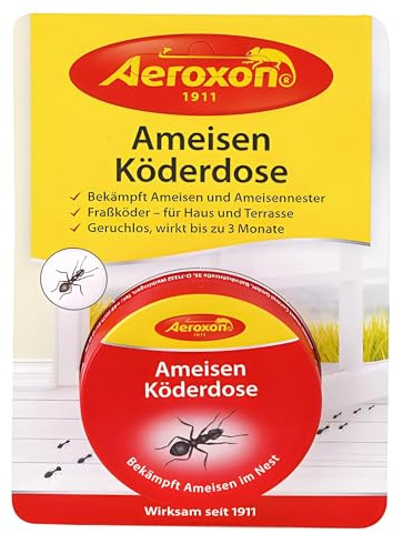 Bricoloco Trampa Suelo insecticida para Hormigas con Cebo Interior y Exterior. Caja con Sustancia Activa para la eliminación de los nidos de Hormigas. (6)