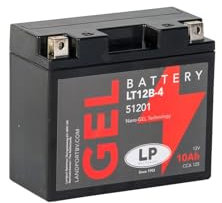 Batería de Gel para Moto Landport LP 12Volt, 10Ah /10Hr, 125 CCA- MG LT12B-4