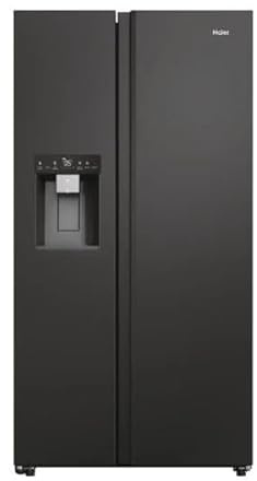 Amerikanischer Kühlschrank - HAIER - SBS 90 Serie 5 HSW59F18DWMM - 601L - Wasserspender - Klasse D - 177,5 x 90,5 x 71,7 cm - Edelstahl