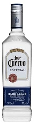 Jose Cuervo Especial Silver Tequila, 38% vol, 0,7 Liter, Blue Agave Tequila für Margaritas