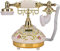 Hakeeta Téléphone Filaire Antique, Telephone Fixe Retro Vintage Téléphone Classique avec Répondeur, Affichage ID de l'Appelant, IP Auto pour Décoration Maisons et Bureaux.