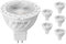 EDISHINE Ampoules LED GU5.3 MR16, 2700K Blanc Chaud, 400LM, Non Dimmable, 5W Équivalent Ampoule Halogène de 50W, Angle du Faisceau 38 Degrés, LED Spot pour Lampes Encastrées, Lot de 6