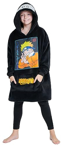 Naruto Pull Plaid Enfant - Sweat Oversize en Polaire