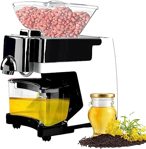 Pressa per Olio elettrica, Macchina per ;estrazione del;olio ;oliva con Controllo della Temperatura Intelligente Completamente Automatica per Uso Domestico, pressa a Freddo/cald