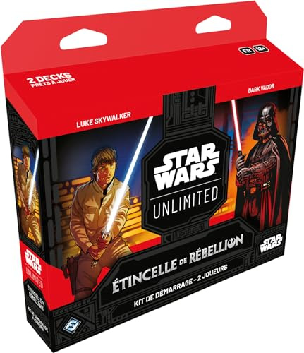 Asmodee - Star Wars Unlimited - Kit de démarrage : Etincelle de Rébellion