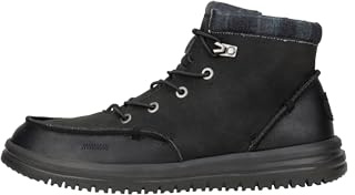 HEYDUDE Bradley Classic - Scarpe Uomo Slip-On Stivaletti, Black, 42