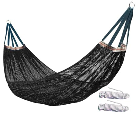 Camping Hammock, Netting Tree Swing Portable, 260x130cm, Camping Hanging Bed, Outdoor Tree Hammock, Travel Swing Seat, For Backyard Garden Hiking Meditation