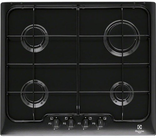 Electrolux PN640V Incasso Piano cottura a gas Nero piano cottura