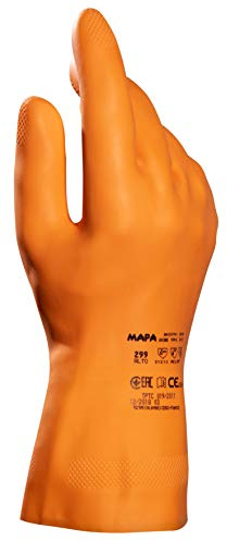 Mappa Industriale 299 – Set Guanti Industriali 299 Taglia 8 Arancione 1 Paio