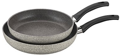 BALLARINI Parma - Set di 2 padelle antiaderenti Made in Italy in alluminio forgiato