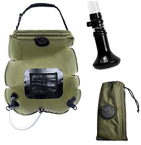 ISO TRADE Campingdusche Solardusche 20L Temperaturanzeige 8819