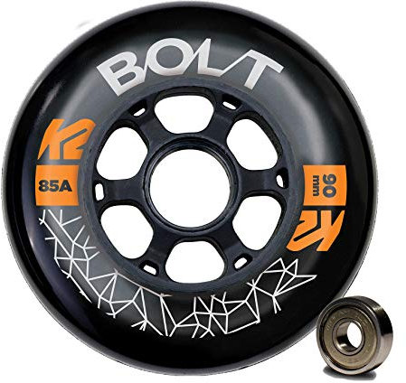 Bolt 90 MM 85A 8-Wheel Pack W ILQ 9 – Black – 30F3013