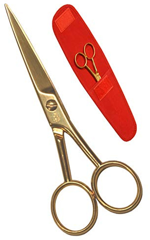 Gifaz Forbici casa ufficio multiuso dorate per Carta e Bricolage Made in Italy -