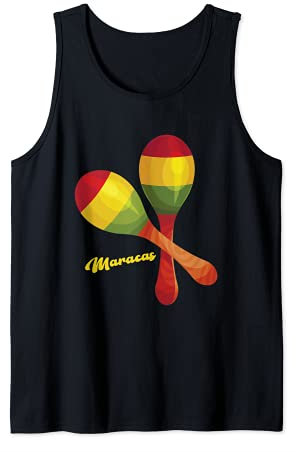 Maracas Percussion Musique Mexicaine Shaker Rumba Mexique Débardeur