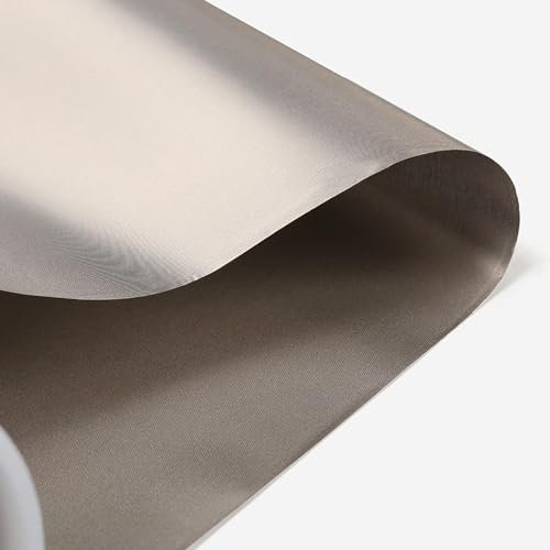RF-Abschirmgewebe RFID-Strahlungsabschirmung RF-Signalblockierendes Material Signal Block - Leitendes Gewebe Absorbiert EMF EMI für Smart Meter RF Blocking mit Leitfähigem,silver-1m