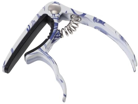 ibasenice Guitar Capo Ukulele Sandhi Clip Zinc Alloy Practical for Acoustic Guitars Random Color