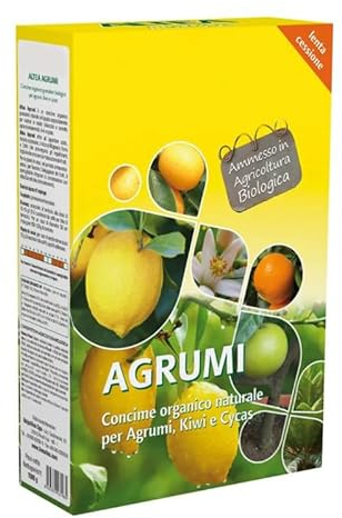 Virsus Concime Biologico Granulare per Agrumi, Kiwi e Cycas RU10, Confezione da 1,5 Kg, Fertilizzante Organico per agricoltura Biologica, corretto nutrimento di piante ornamentali in Vasi e Terra