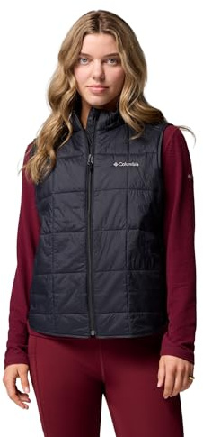 Columbia Womens Sienna Hill Quilted Vest, Black, X-Large