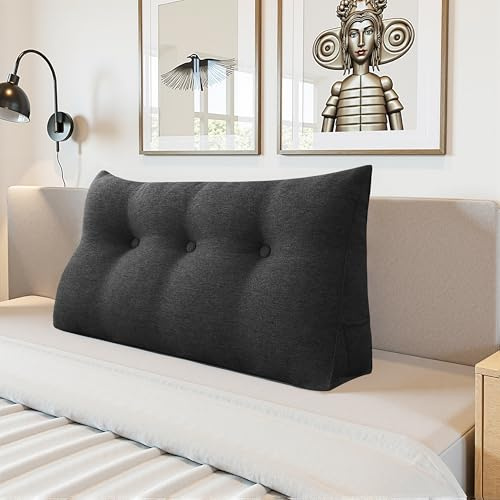 LELEFIDO Kopfteil Bett Rückenkissen – Großes Lesekissen für Bett & Sofa, Bequemes Rückenstützkissen fürs Lesen, Entspannen & Sitzen, Dekoratives Kopfteil Kissen