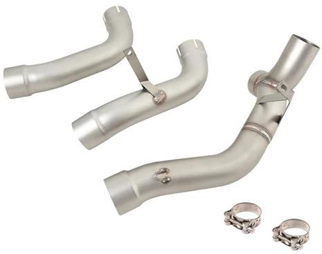 SHYYBD Silencieux D'échappement pour Moto pour Ducati MULTISTRADA 1200 S Sport TOURIN 2010-2014, Raccord Intermédiaire. Pot échappement