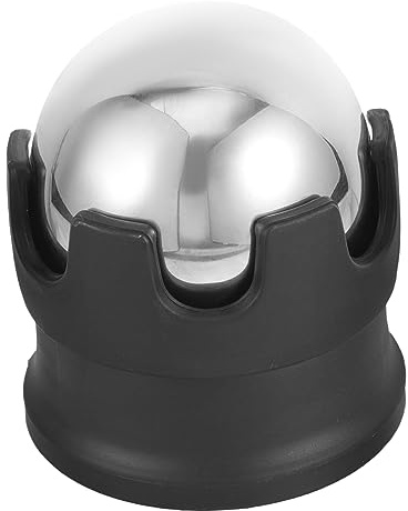 HAMPPLIES Edelstahl Massageball mit Eisrolle Abnehmbar Muskelentspannungs Rollmassagegerät für Schulter und Nacken Fördert Durchblutung Geeignet für Wärme und Kältetherapie Wellnessgerät