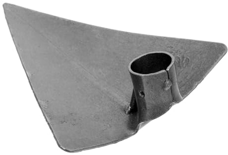 JOINPAYA Azada Triangular Cabeza De Azada Herramienta Agrícola para Jardinería Gris Plata para Excavar y Desherbar Huerto
