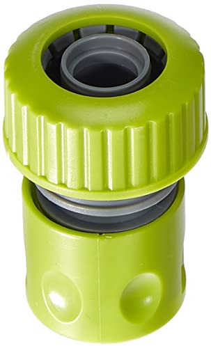 Xclou Connettore in plastica per tubi, adattatore per tubo da 19 mm 3/4 con raccordo rapido, connettore tubo giardino accessori irrigazione, verde