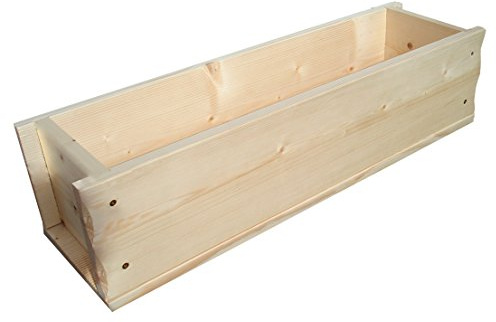 Dehner Blumenkasten, ca. 104 x 19 x 17 cm, Holz, natur, Braun