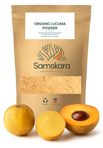 Lúcuma BIO en Polvo Crudo | Samskara Tribe | Fruta en polvo naturalmente dulce | Fuente de fibra, energía y vitaminas | Alternativa natural sin azúcares - Frescura garantizada - 1 kg
