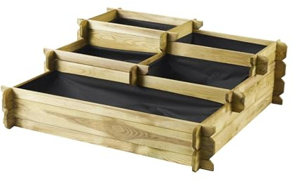 CERLAND Carré Potager en Bois 187L Angelic