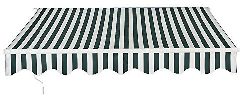 Panana 4 x 3M Manual Awning Retractable Canopy Sun Shade Shelter Waterproof Outdoor Patio Garden