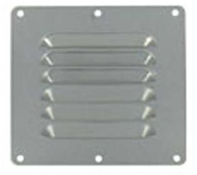 Rejilla de ventilación 127 x 115 mm INOX.