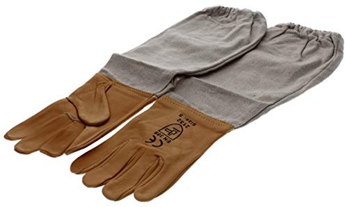 Germerott Bienentechnik Imkerschutz-Handschuhe mit qualitativ hochwertiger Verarbeitung und sehr guter Passform zum sicheren Arbeiten an den Bienen in der Größe 12